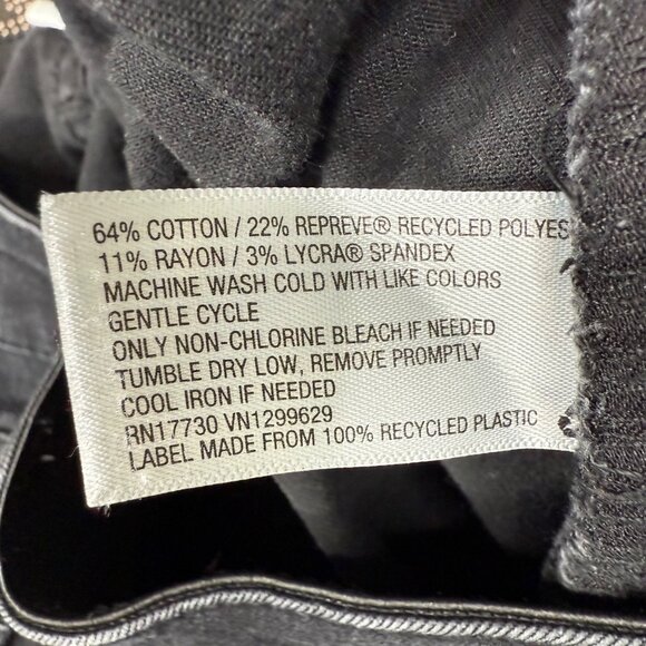 Ava & Viv Women Plus-Size Gray Stretch Skinny Jeans 24W Comfort Fit Cotton Blend - Picture 5 of 10